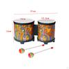 African Hand Drum 5'' and 6'' Bongo Set Music Enlightenment for Children