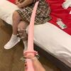 3D Printing Retractable Plastic Samurai Sabre, Cos Samurai Model Toy, Decompress The Gravity Swinging Knife