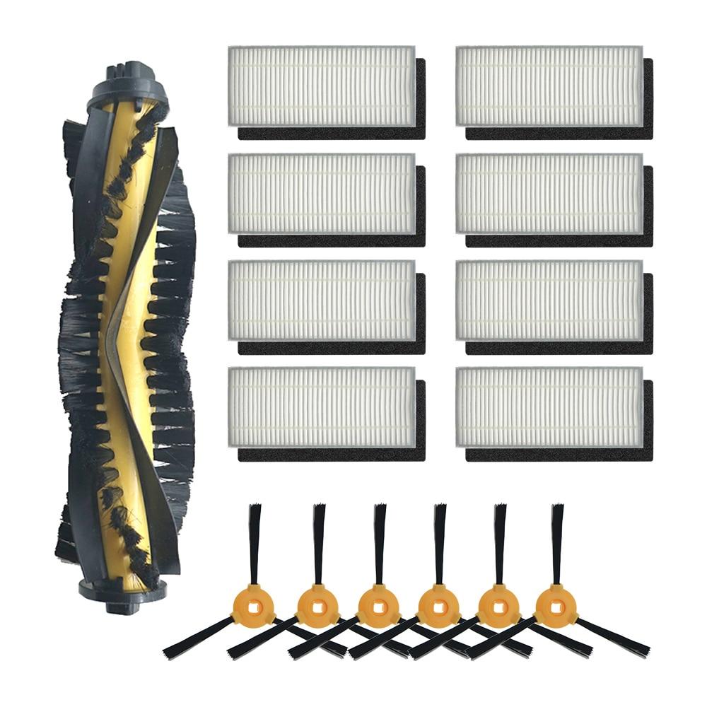 Ecovac deebot n79s N79 eufy robovac 11 11C temizlik aksesuarları için yüksek verimli filtre paspas bezi ana fırça