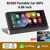 180° Foldable Screen 6.86’‘ Car Radio Multimedia Player Portable Mp5 Wireless Carplay Display Android Auto DVR Camera Supported