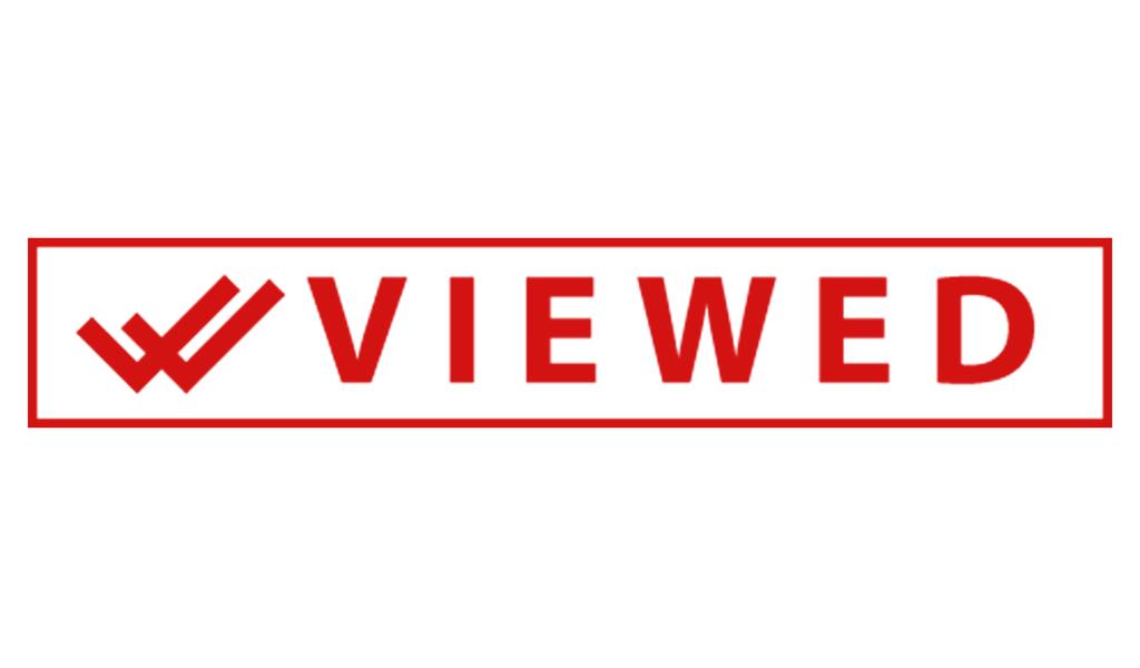 Printtoo Viewed Self Inking Rubber Stamp Pre-Inked Office Stamp- Home Office Business Stationery, Black- 42 x 9