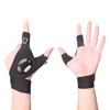 LED Half Finger Glove for Men Women Outdoor Waterproof Night Fishing Bait Cycling Running Flashlight Durable Fingerless Gloves