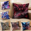 Mobile Suit Gundam Gundam Kyrios Anime Plush Pillow Cover Soft Short Plush Cushion Cover For Sofa Bedroom Home Decor Gift