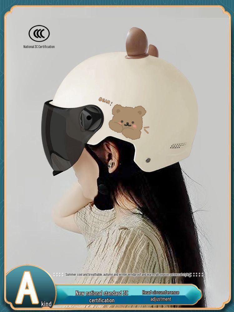 Durable Parent-Child Electric Scooter Helmet - Kids & Adults, Breathable & Safe for All Seasons
