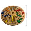 Fast Track Game Holz 35,5 cm Durchmesser Familienbrettspiel Braun
