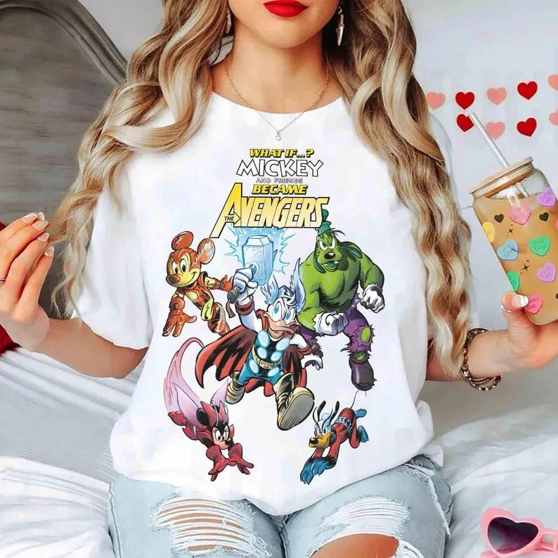 What If Mickey And Friends Became The Avengers Shirt Avengers S