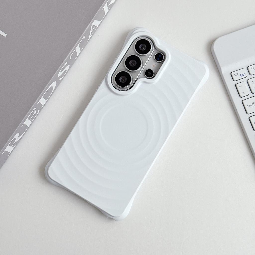 Water Ripple Silicone Magnetic For  Phone Case For Samsung Galaxy S26 S2 S24 S23 Ultra Plus Wireless Charge Soft Cover