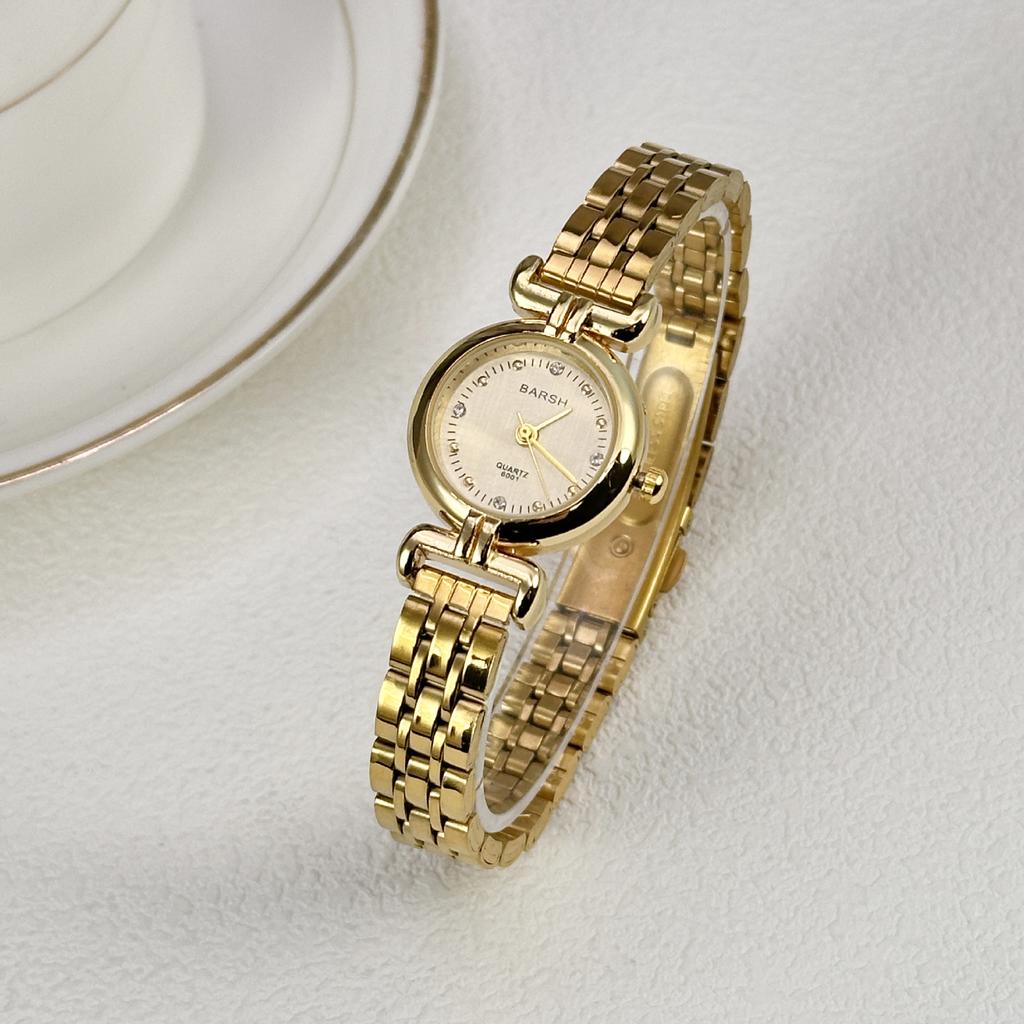 Luxury Gifts Women Watch Fashion Small Dial Gold Watches Stainless Steel Strap Quartz Wristwatches Dropshipping Clock Female