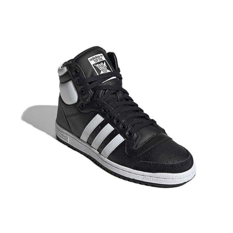 New Adidas Originals Top Ten Hi Black White B34429