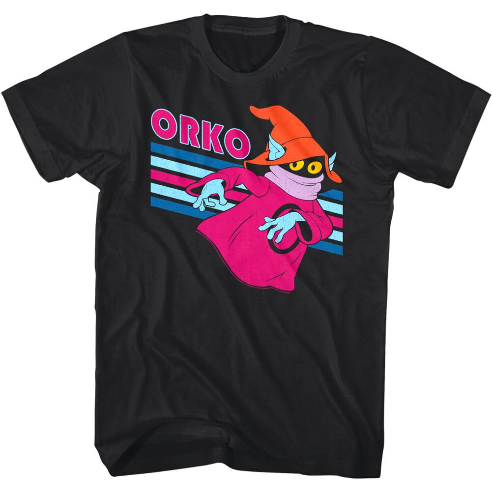 Masters of the Universe Orko Retro Stripes Men T Shirt He-Man Heroic Warriors M