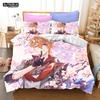 3D Game Genshin Impact Bedding Sets Keqing Xiao Duvet Cover Set 2/3 Pieces Boys Adults Single Full Queen King Size Bed Linen