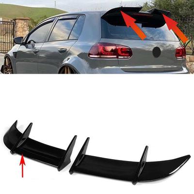Volkswagen Golf 6 MK6 Rear Spoiler Gloss Black Wing GTI R Decorative Part