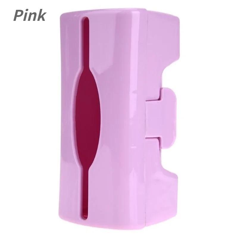 

Настенный мешок для мусора, ящик для хранения отделки, кухонный пластиковый пакет, ящик для извлечения, ящик для хранения розовый