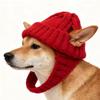 Malteser Hund Mütze Gemütlich Weich Gestrickt Mit Ohrenklappen Hält Warm Für Kleine Hunde Winter Innen-/Außenbereich