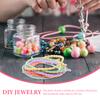 6Pcs Multi Color Elastic Cord for Jewelry Making Stretchy Bracelet String DIY Beading Thread Hair Tie Craft Rope Skin Safe 5M