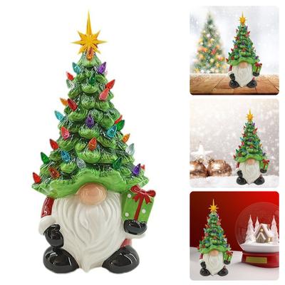 Leuchtende Weihnachtsgnome Ornament Batteriebetrieben Tischdekorationen Für Ferienhäuser Kamine Büro
