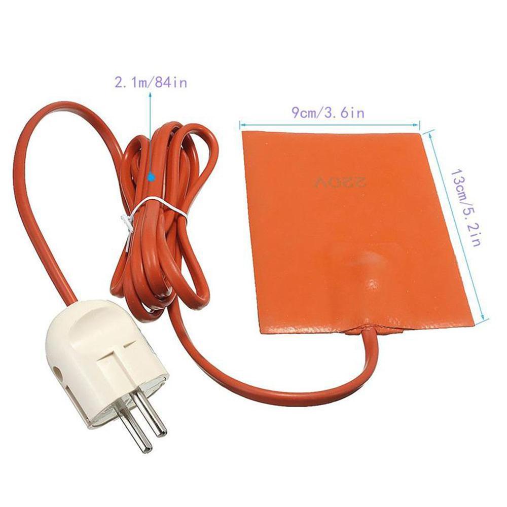 220V 250W Winter Auto Engine Oil Pan Silicone Heater Waterproof Electric Heating Pad For Car SUV Truck Rubber Insulation Board