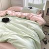 Pure Color Double-Sided Washed Silk Bedding Set
