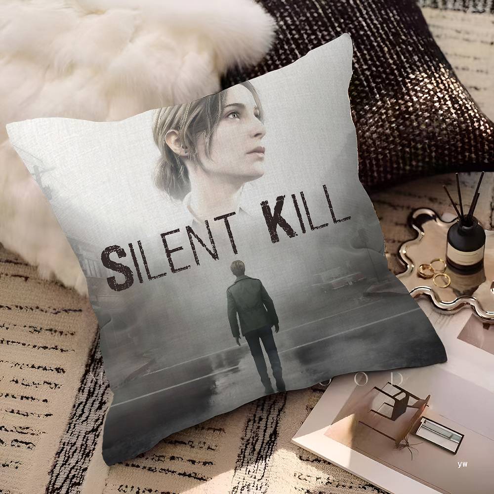Horror Game SSilent HHill Personalized Pillow Dust Cover Bedroom Kids Party Decoration Pillowcase Birthday Children Gift