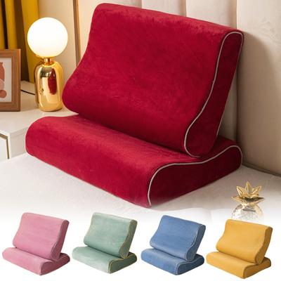 1PC Pillowcase Comfortable Pillow Cover Warm Pillow Case Memory Neck Pillow Milk Velvet Soft Pillow Towel Sleeping Skin-friendly