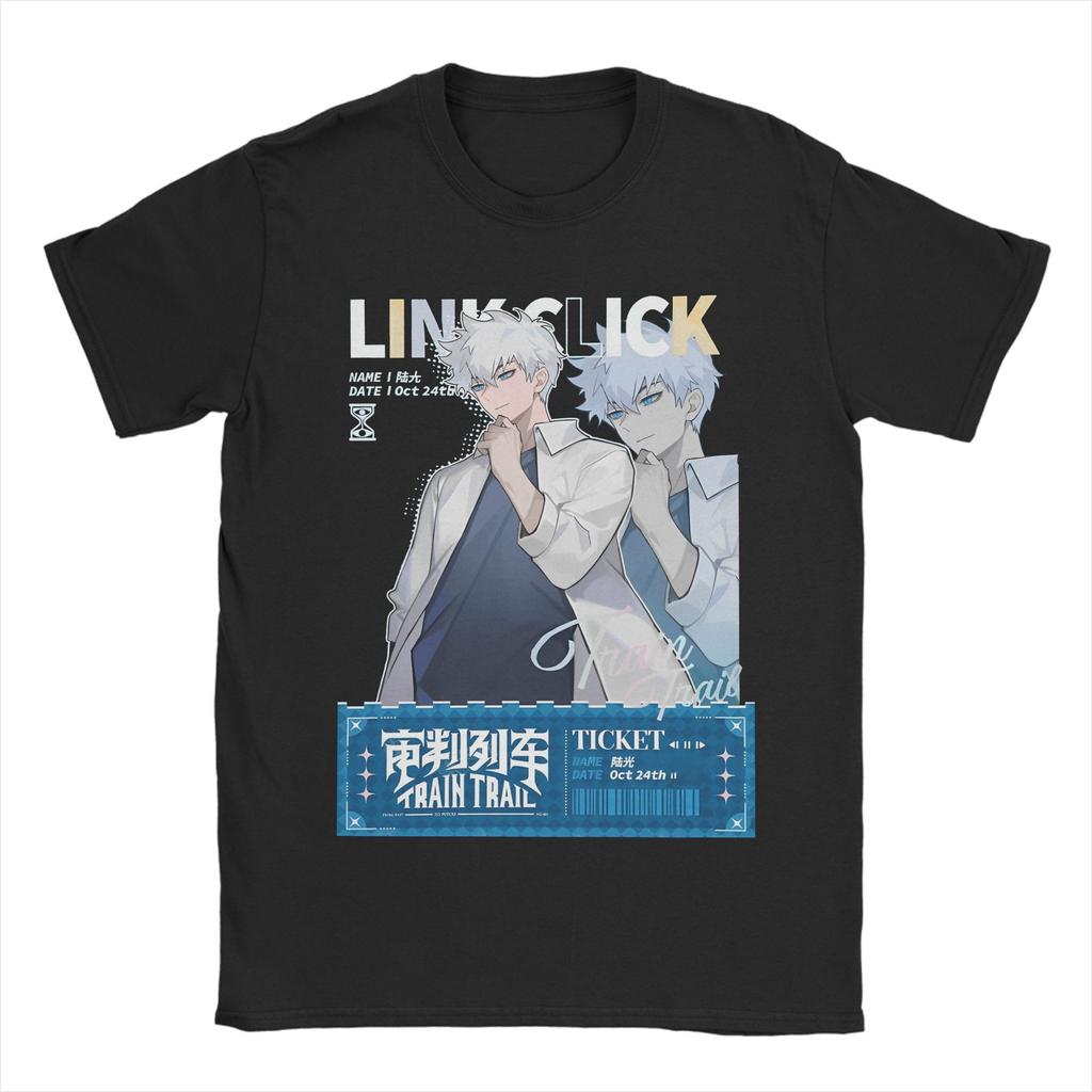 Mens TShirt Kawaii Link Click Alejandro Saab Zeno Robinson  Cool Cotton Tees Short Sleeve  T Shirt Crewneck Tops Plus Size