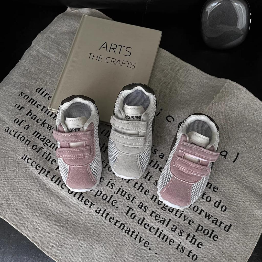 2025 summer new baby functional shoes 1-3 toddler shoes mesh breathable girls Forrest Gump shoes boys net shoes