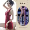Sex Underwear Sexy Lace Hollow Backless Cross Suspender Mesh Nightdress Backless Clothing
