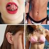 Bobisty Nipple Piercing Jewelry Stainless Surgical Steel Tongue Rings Ball Heart Butterfly Belly Barbell Body Jewelry for Women