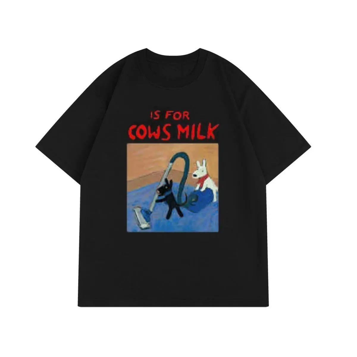 

Dog Creative Design Instagram Summer Short-sleeved Round-neck Cartoon T-shirt Printed Pure Cotton, Cool, Loose and Casual 4XL