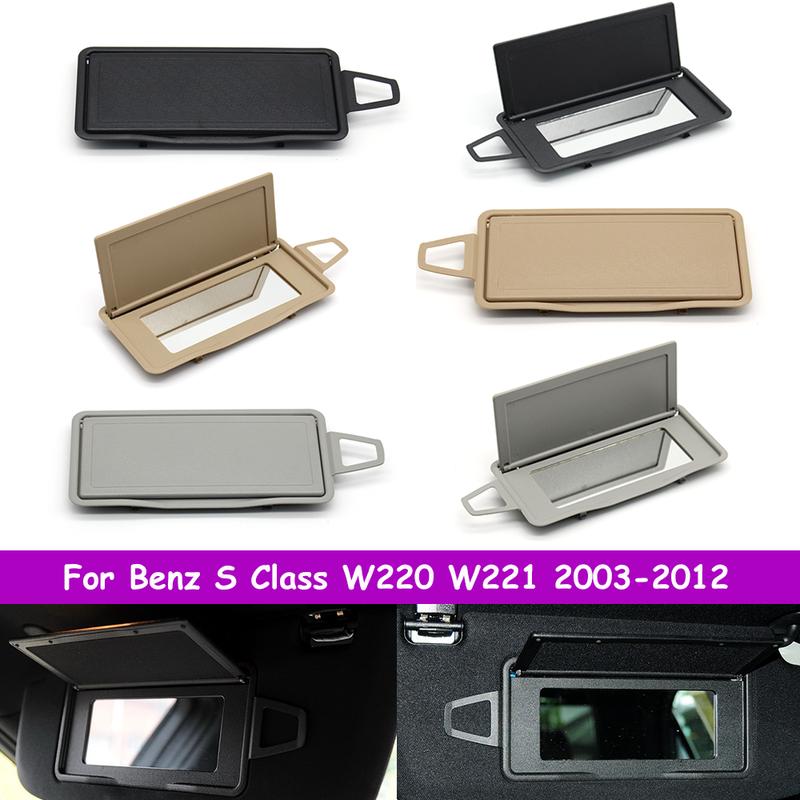 W220 W221 2003-2012 Parasole per Auto Parasole Copri Vetro Porta Specchietto per Trucco Pannello di Copertura Per Benz Classe S 2208100110 2208100210