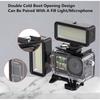 60M Diving Waterproof Protective Housing Case with Anti‑Fog Inserts for DJI Action 5 Pro 4 3, Underwater Camera Accessories