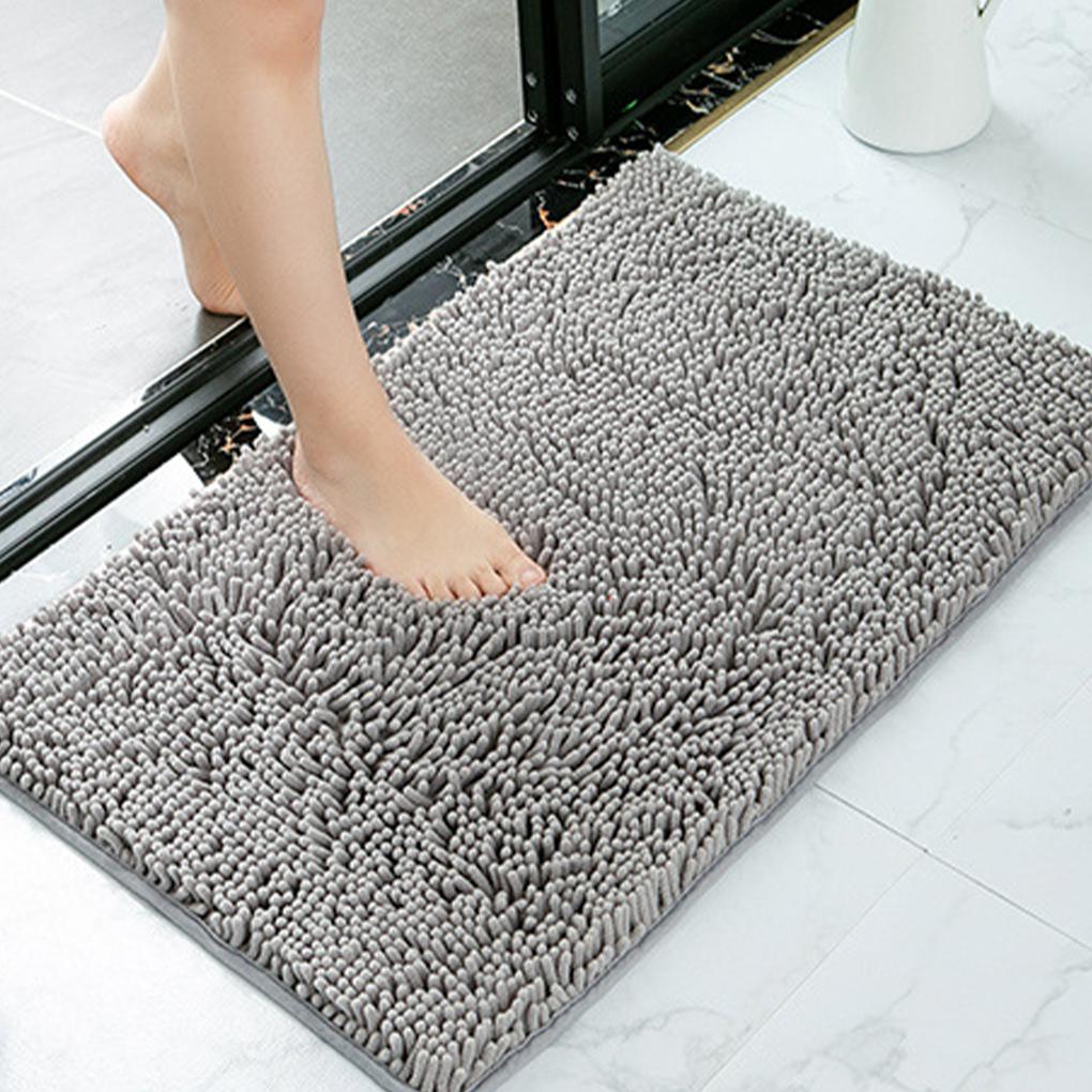 Absorbent Bathroom Mat - Soft Texture Machine Washable No Loose Thread Floor Mat Bath Mat Bath Rug