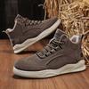 Sneakers Men 2025 New High Top Fashion Flat Retro Soft Sole Anti Slip Outdoor Large Size 38-48 Running Sports Shoes for Man
