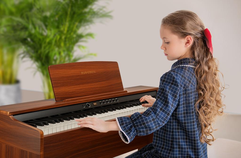 MusicMate MM-P60-BW PureHarmony Digital Piano