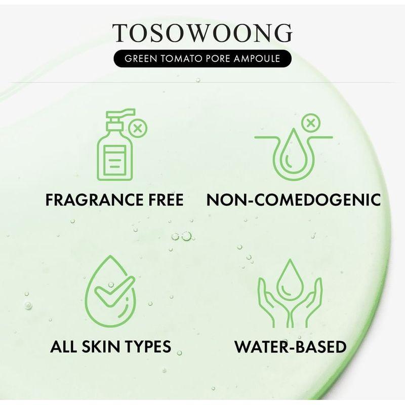 TOSOWOONG - Green Tomato Pore Ampoule
