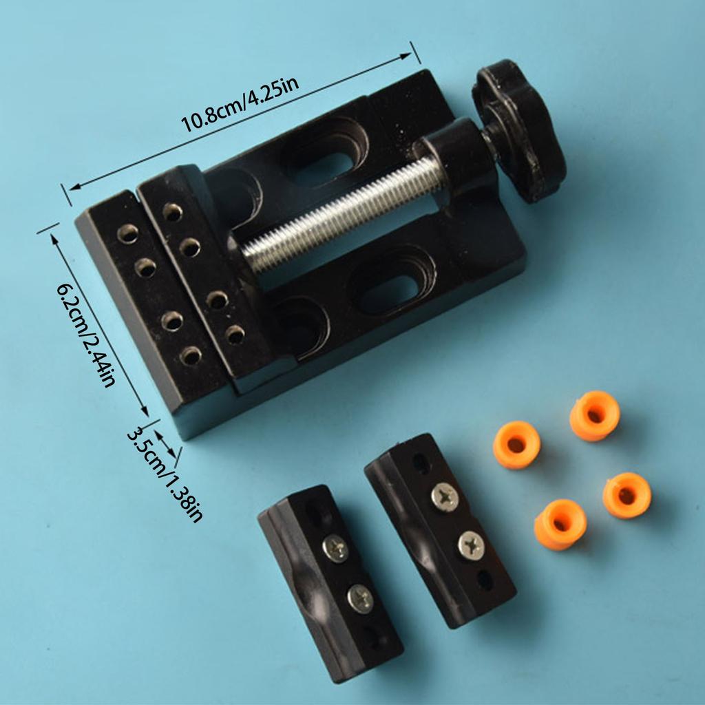 Portable Mini Vise Clamp for DIY Projects and Handicrafts Easy Adjustment Table Benches Clamp Carving Holder Hand Tool