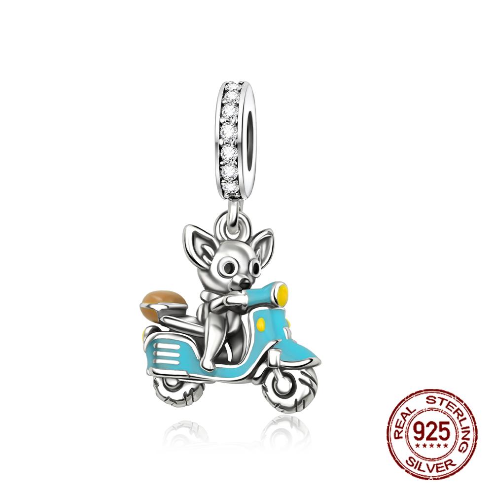 Lovely Copper Animal Teacup Dog Paw Print Cat Flower Fairy Pendant Fit Diy Bracelet Necklace Boutique Birthday Gift