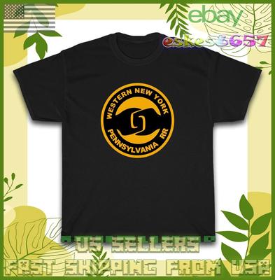 Western New York and Pennsylvania Rail Logo Men's T-shirt American Style T Shirt