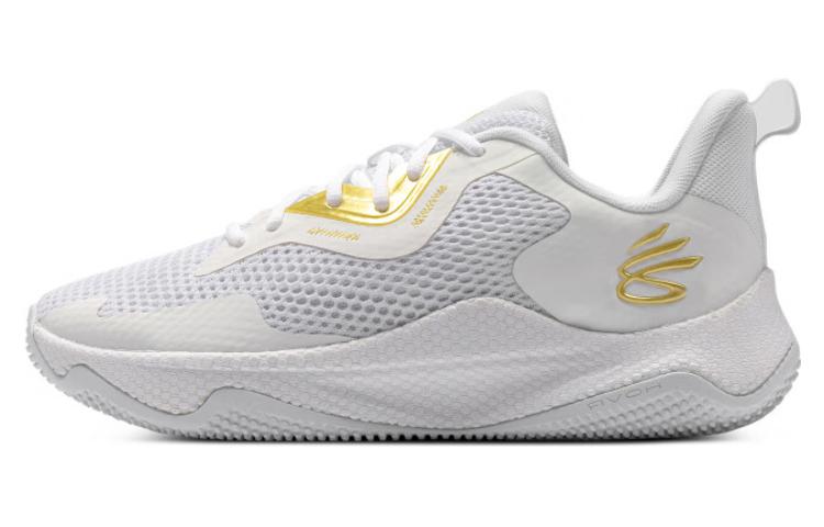 Curry Brand Curry HOVR Splash 3 White Metallic Gold 44