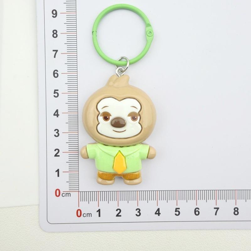 Cartoon Animal Keychain Pendant: Cute Charm for Backpack or Bag, Perfect Gift for Friends