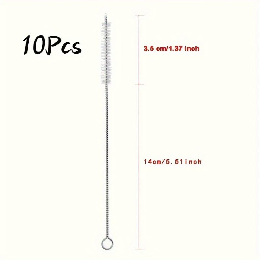 Extra Long Premium Straw Cleaner 1/3/5/10pcs- Deep Cleaning Brush Kit for Tumblers, Sippy Cups, Bottles - Hygienic Kitchen Accessory