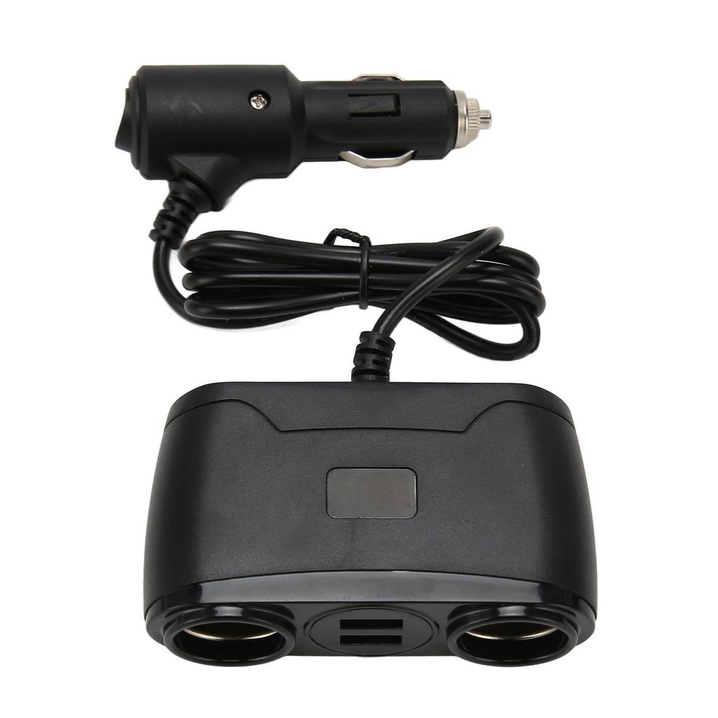 Car Cigarette Lighter 120W Multifunctional Dual USB Ports Charger Adapter for Mobile Devices