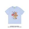 Heavy cotton American bear tide brand short-sleeved t-shirt women's new loose and fat MM high-end half-sleeved top