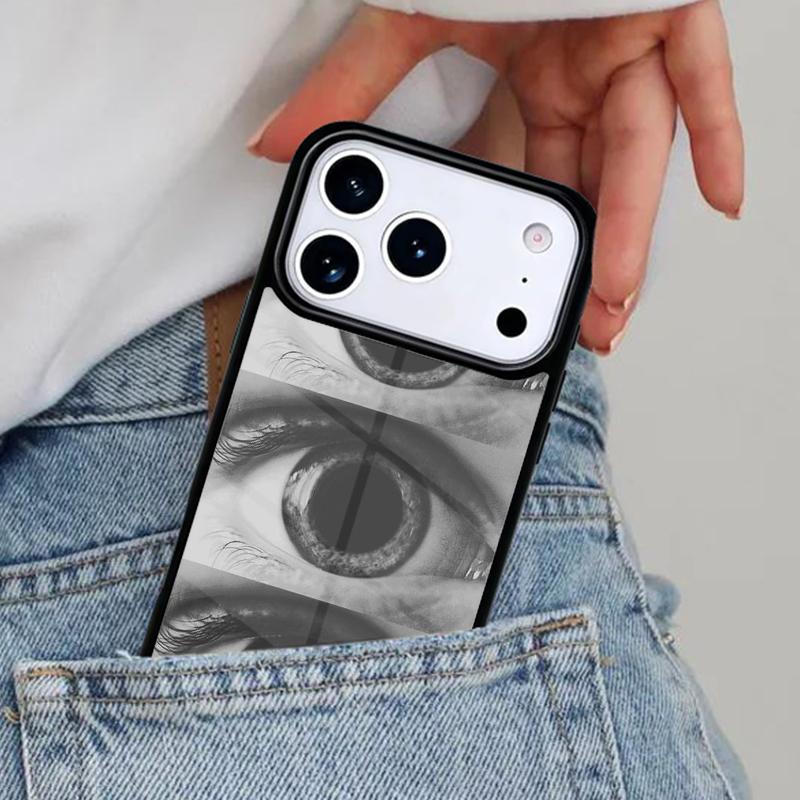 CRAZY EYEBALL PATTERN Phone Case for iPhone 16e 15 14 13 12 17 Pro Max Plus Air 17pro Cover Coque