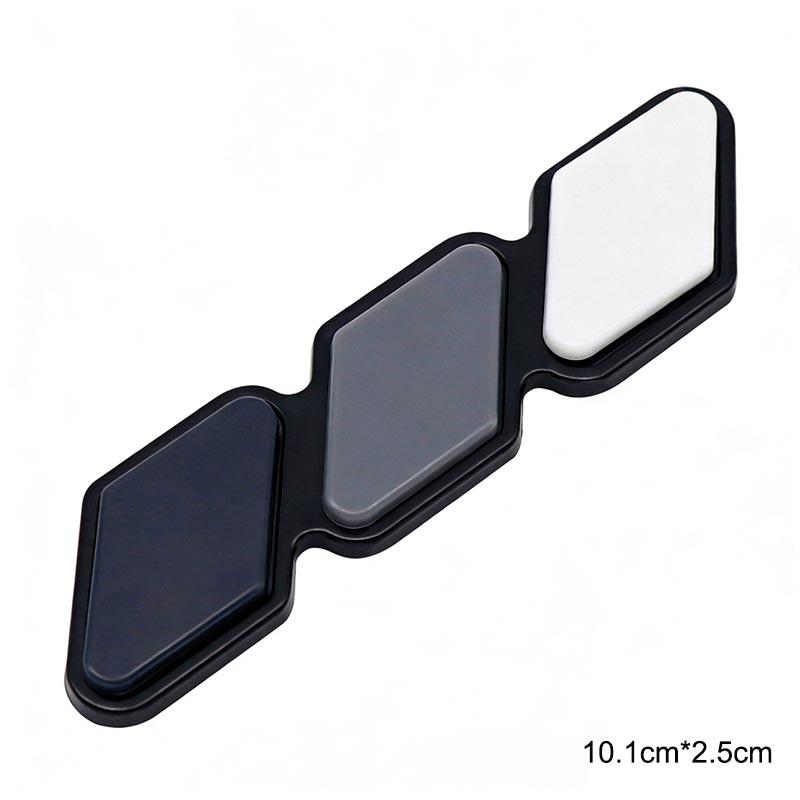 3D ABS Tri Color Decorative Sticker For Toyota Tundra Superb, Volkswagen Fiat Peugeot Grille Modification Accessories