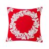45X45Cm Christmas Snowflake Pillow Cover Embroidery Cushion Cover Christmas Party Decor Home Decorative Pillowcase