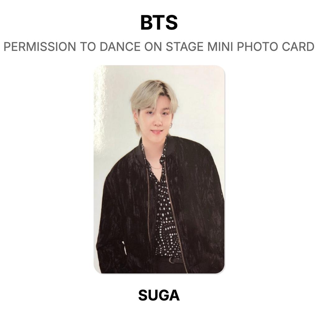BTS PERMISSION TO DANCE ON STAGE MINI PHOTO CARD Official Photocard