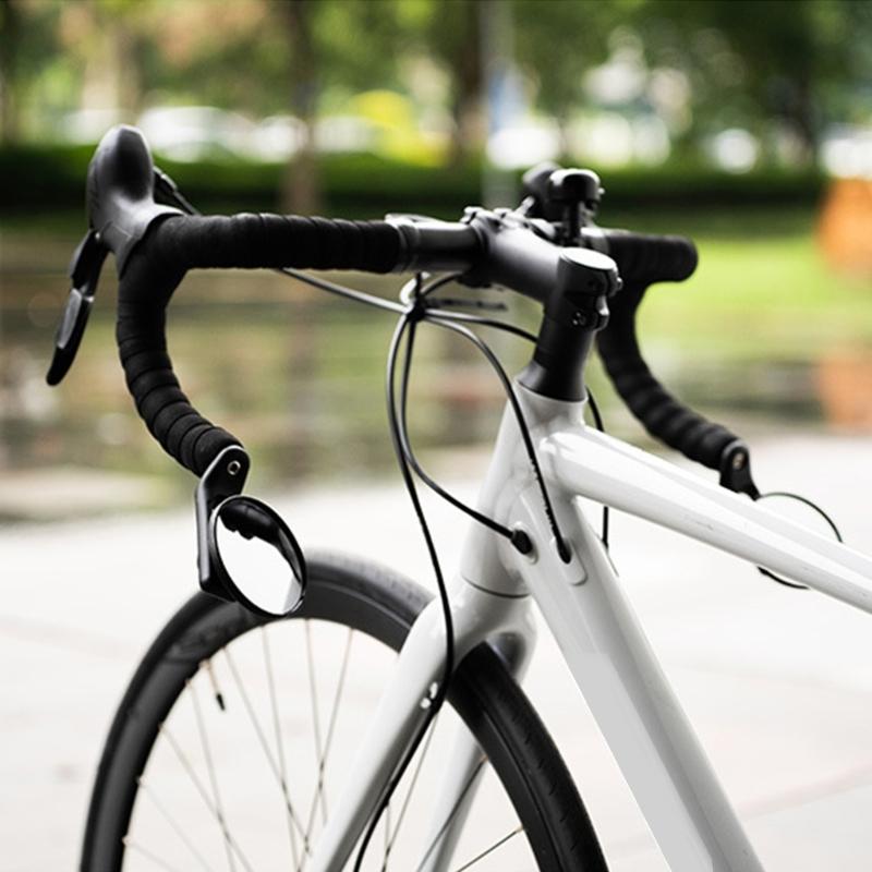 Bicycles Rearview Mirror Adjustable Bicycles Handlebars Mirror Bicycles Handlebars Plug Rearview Mirror Easy to Install