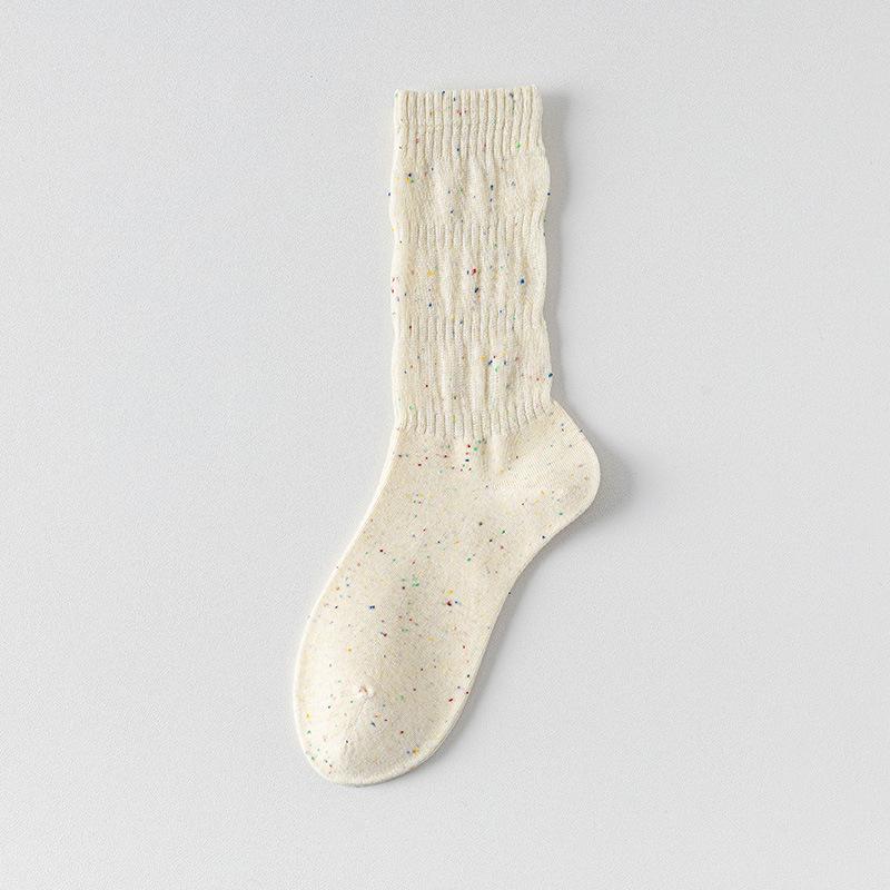 Female Spring and Autumn Loose Open Not To Pull Foot Moon In Tube Socks