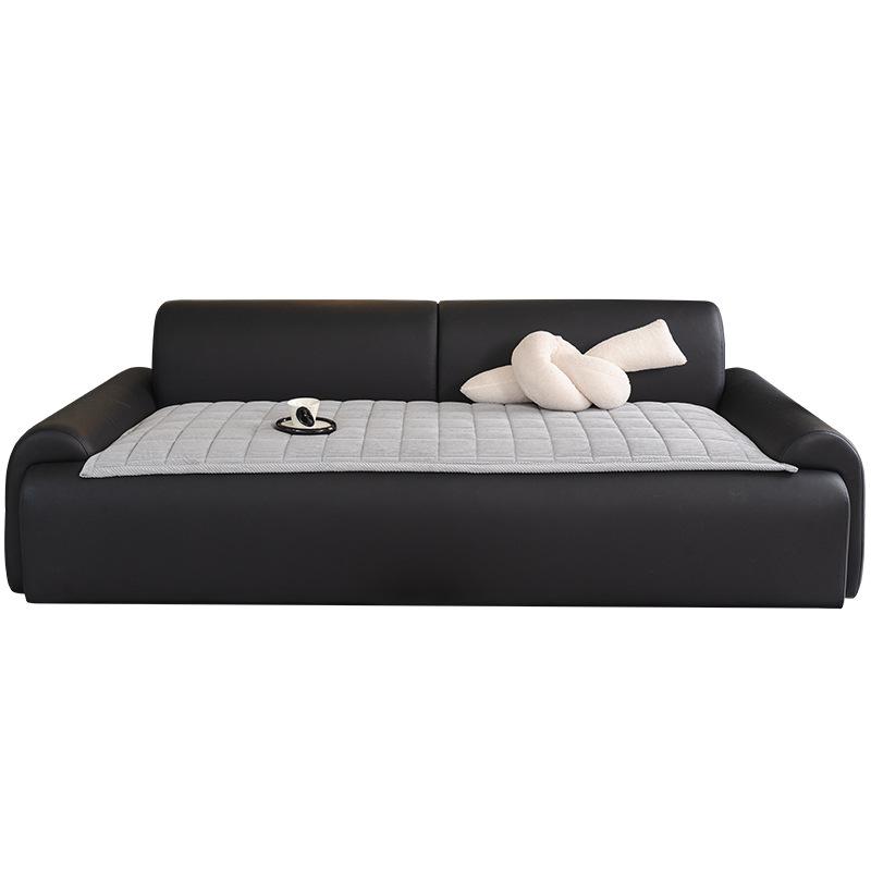 2025 Modern Minimalist Non-Slip Seat Cushion New Corduroy Grid Quilted Sofa Mat Winter Warm Thickening Plush Cushion Universal
